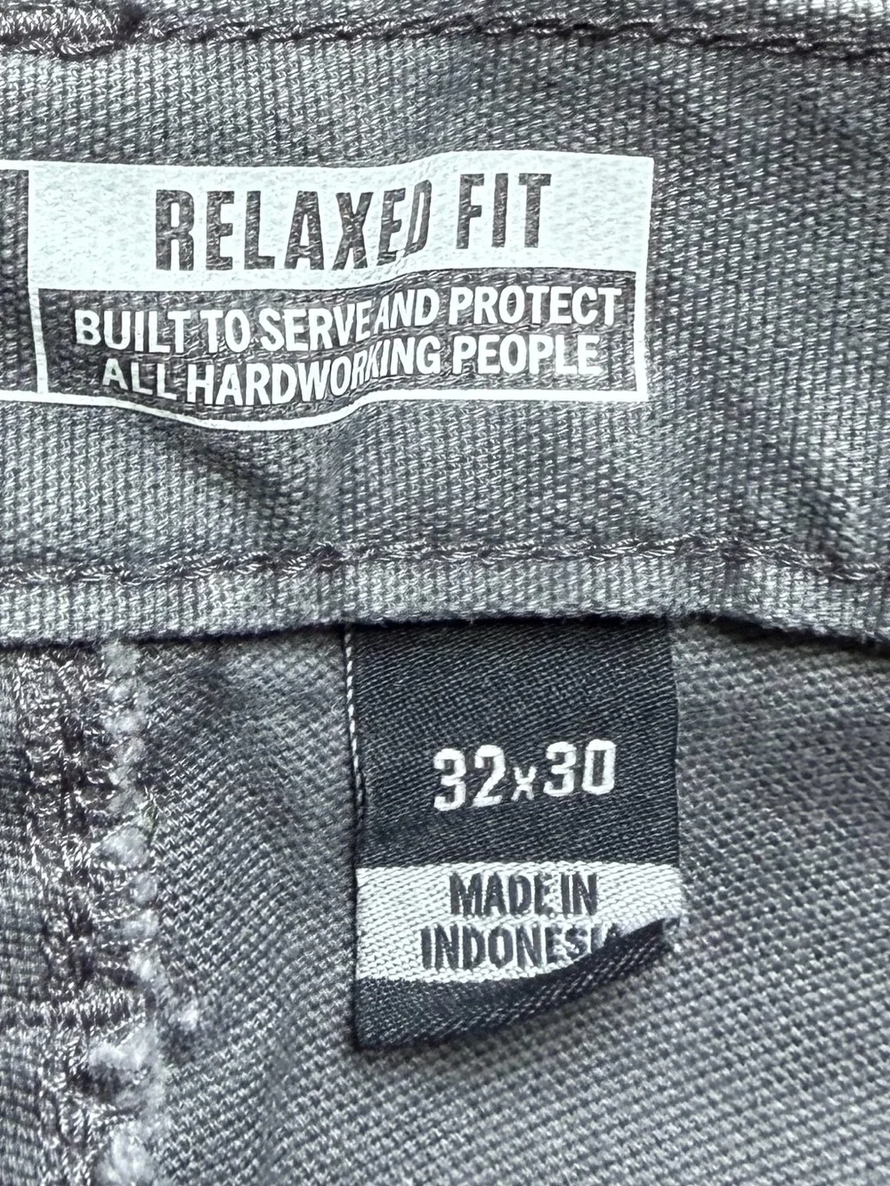 Carhartt Mens Relaxed Straight Leg Rigby Pants  32x30 Gray Workwear Utility